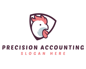 Rooster Chicken Hen logo design