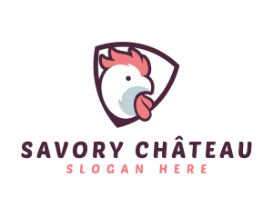 Rooster Chicken Hen logo design