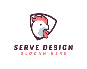 Rooster Chicken Hen logo design