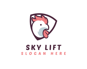 Rooster Chicken Hen logo design