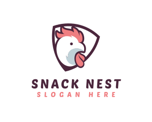 Rooster Chicken Hen logo design