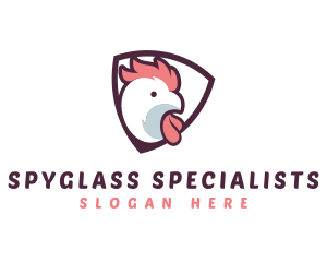 Rooster Chicken Hen logo design