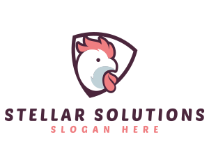 Rooster Chicken Hen logo design