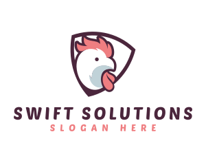 Rooster Chicken Hen logo design