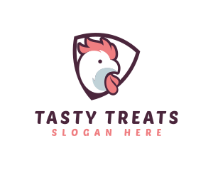 Rooster Chicken Hen logo design