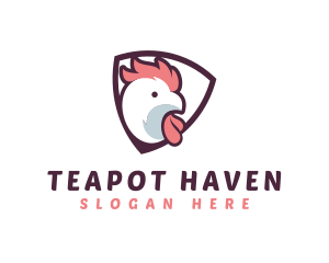 Rooster Chicken Hen logo design