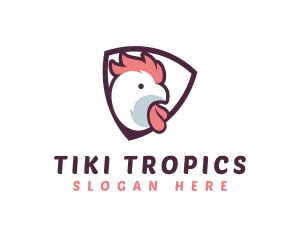 Rooster Chicken Hen logo design