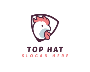 Rooster Chicken Hen logo design