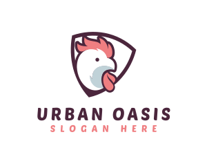 Rooster Chicken Hen logo design