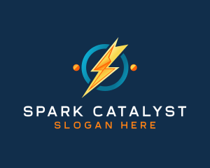 Lightning Spark Outlet logo design