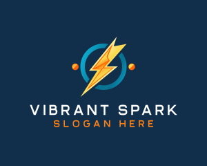 Lightning Spark Outlet logo design