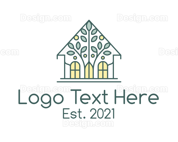 House Tree Home Renovation Logo