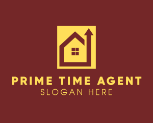 Realty Home Arrow logo design