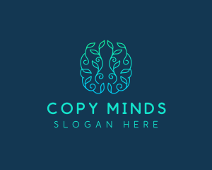 Mind Brain Natural  logo design