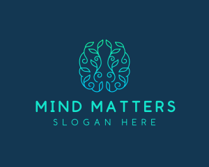 Mind Brain Natural  logo design