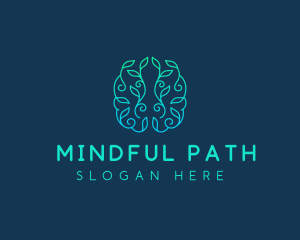 Mind Brain Natural  logo design