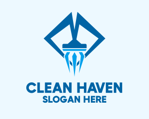 Diamond Cleaning Service  logo design