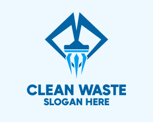 Diamond Cleaning Service  logo design