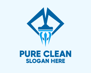 Diamond Cleaning Service  logo design