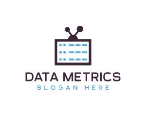 Data Servers TV logo design