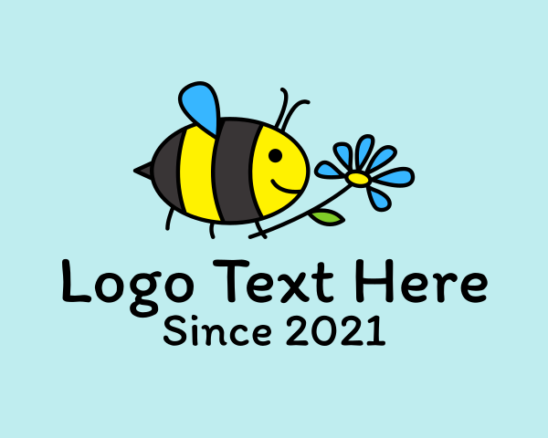 Beekeeping logo example 1