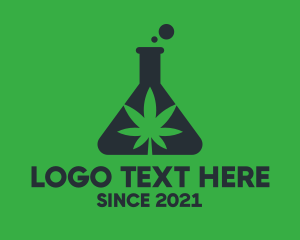 Green Flask Cannabis logo