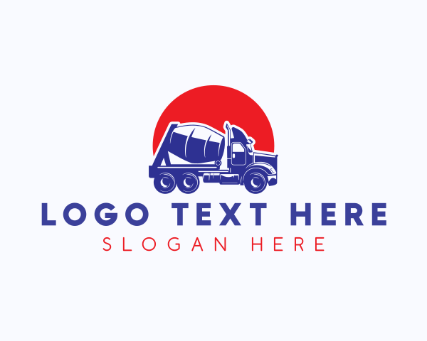 Cement Truck logo example 3