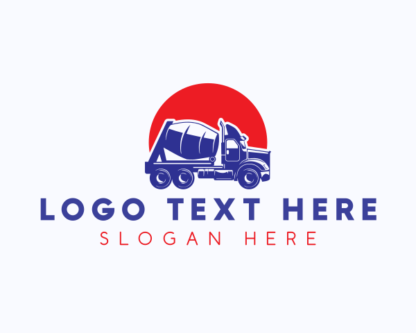 Cement Mixer logo example 1