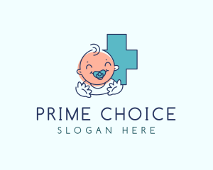 Baby Hospital Pediatrician logo design