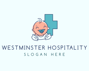 Baby Hospital Pediatrician logo design