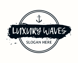 Nautical Sailor Anchor logo design