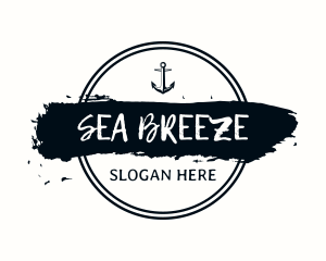 Nautical Sailor Anchor logo