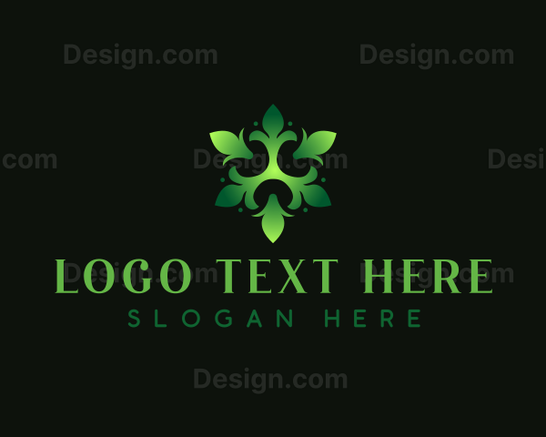 Organic Eco Leaf Logo