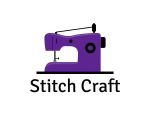 Purple Sewing Machine logo