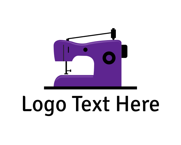 Black And Purple logo example 4