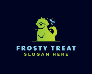 Pet Grooming Dog logo design