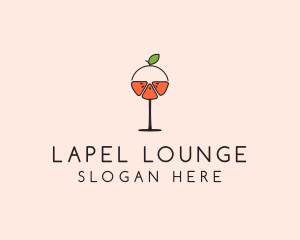 Orange Cocktail Drink  logo design