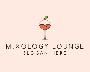 Orange Cocktail Drink  logo