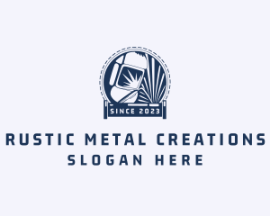 Metalwork Welder Tool logo design