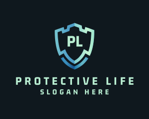 Security Fort Shield Protection logo design