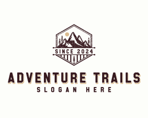 Trekking Mountain Peak logo