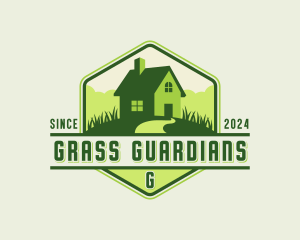 Grass House Landscaping logo design