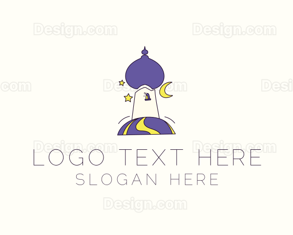 Magical Arabic Temple Logo