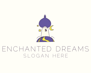 Magical Arabic Temple logo design