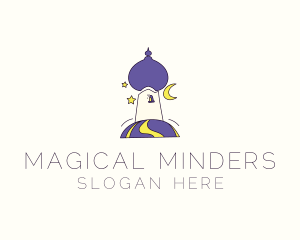 Magical Arabic Temple logo design