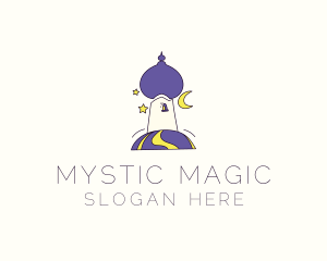 Magical Arabic Temple logo design