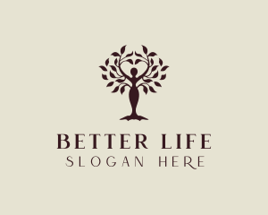 Woman Tree Spa logo design