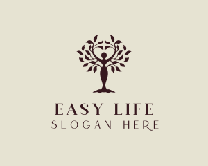 Woman Tree Spa logo design