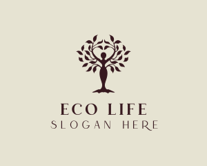 Woman Tree Spa logo design