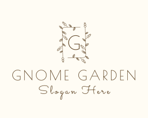 Nature Garden Wedding logo design